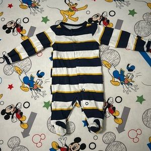 Target infant striped onesie newborn brand new